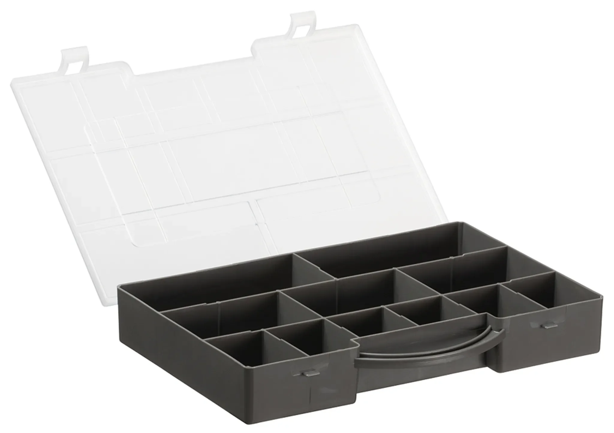 plast team Sortimentskasten HOBBY BOX SMALL – grau